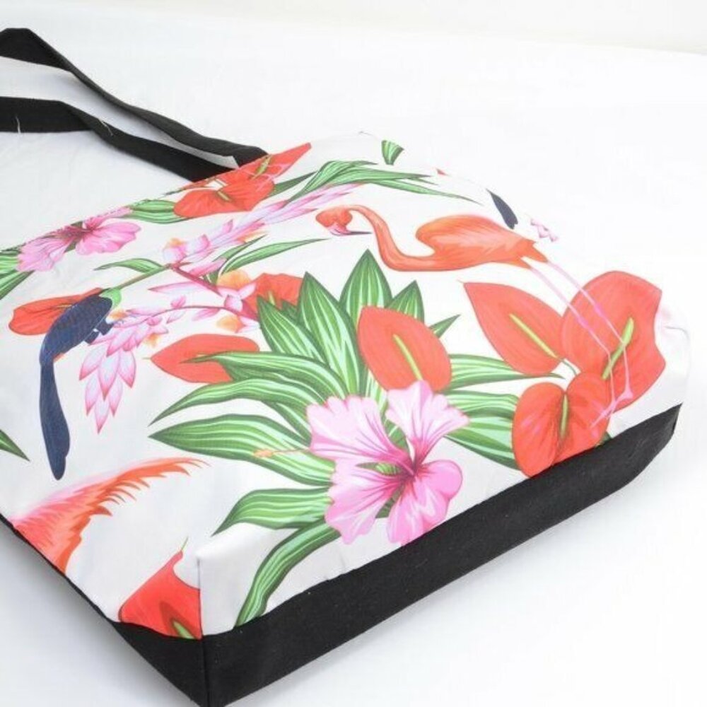 Tropical Beach Travel Canvas Tote Bag Purse Bookbag Messenger Carry On Shopping